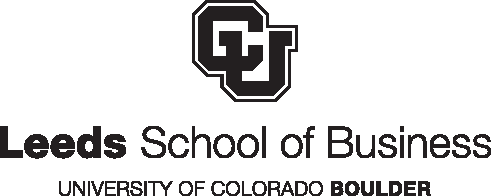 Leeds School of Business, University of Colorado